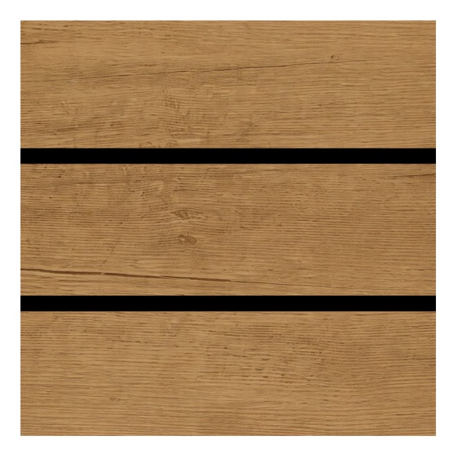 Novalit Rondkant 148mm Gevelbekleding Desert Oak Twinlook 600cm